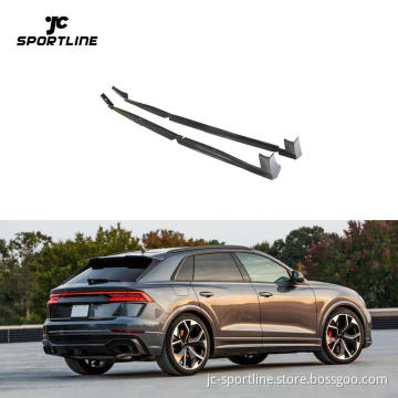 Real Carbon Fiber Side Skirts for Audi RS Q8 RSQ8 2021-2023